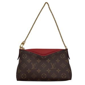 Louis Vuitton Monogram Para Scratch Sleise Red Chain Shoulder Bag